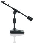 Gator GFW-MIC-0822 Desktop Podcasting Telescoping Boom Mic Stand Front View